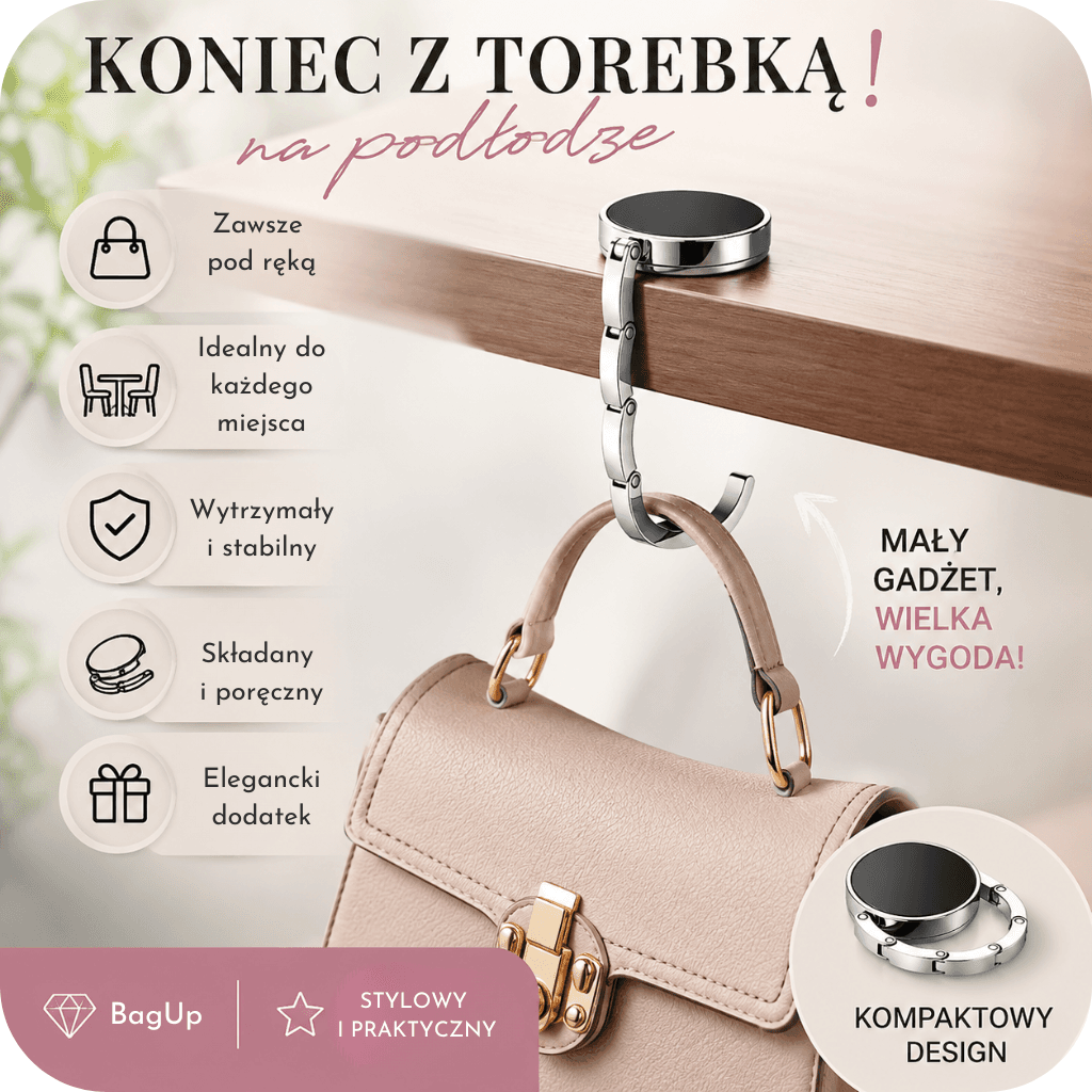 BagUp —	KONIEC TRZYMANIA TOREBKI NA PODŁODZE !!