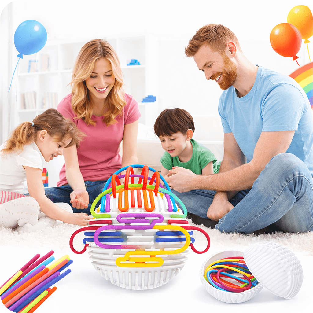 RAINBALL - TĘCZOKULA - zabawa rozwijająca wyobraźnie