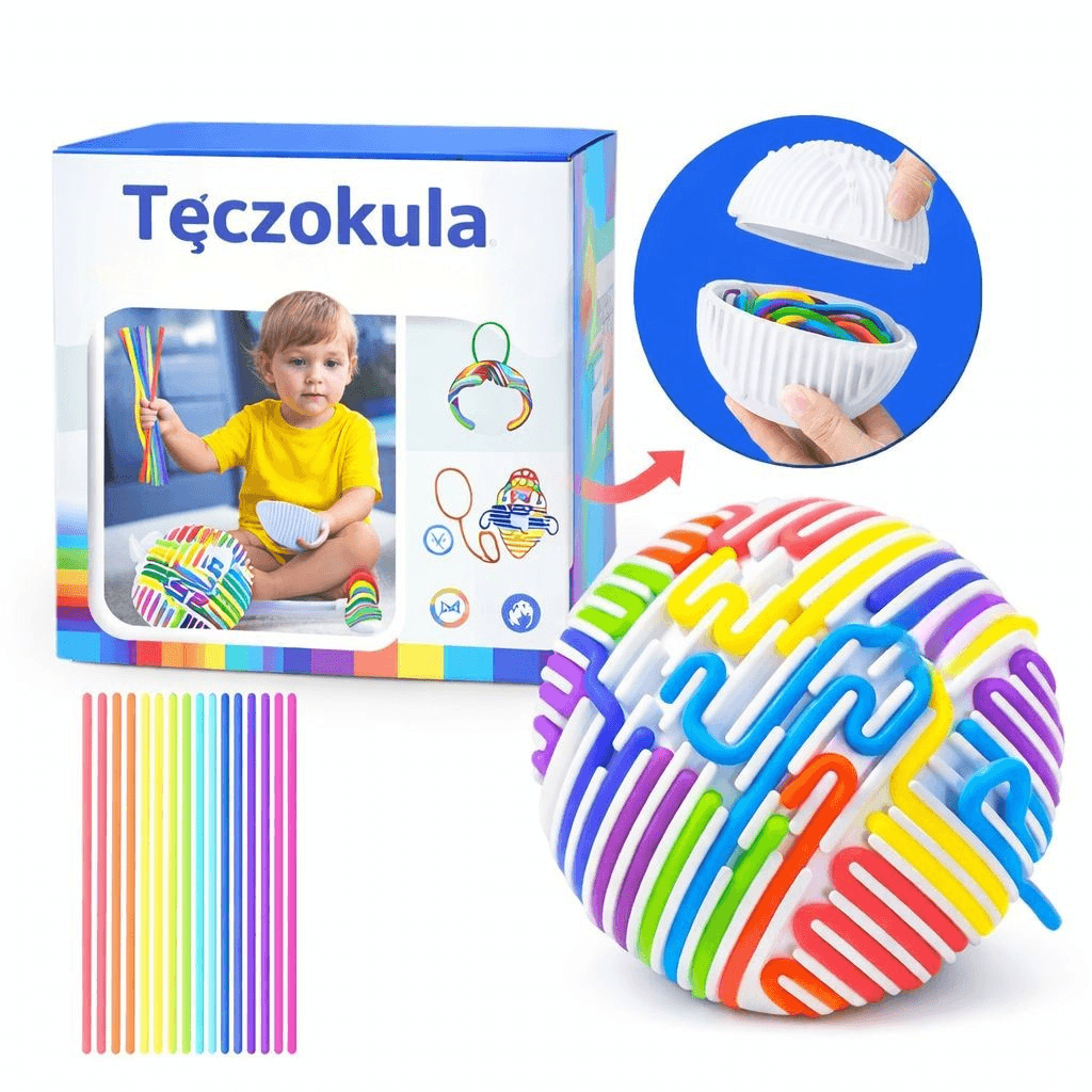 TĘCZOKULA - zabawa rozwijająca wyobraźnie